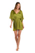 Sunshine 79 Radiance Crinkle Covers V-Neck Tunic